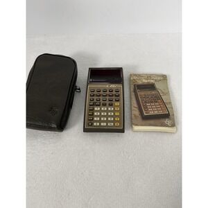 Texas Instruments MBA Financial Calculator w/ Case & Manual Vintage. Untested